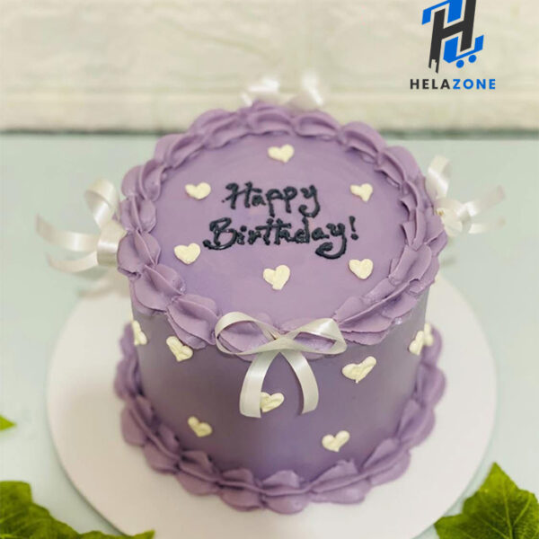 Purple Birthday Cake