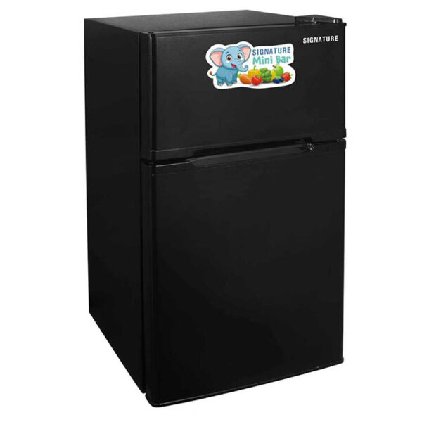 SIGNATURE 87L Double Door Refrigerator - Black
