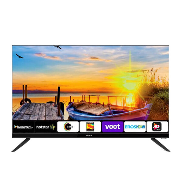 INTEX 32” Full HD Smart QLED Frameless TV with Woofer Speaker