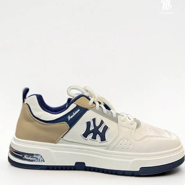 NY Yankees Platform Sneakers – Stylish Casual Fashion Shoes- (SHM -001)